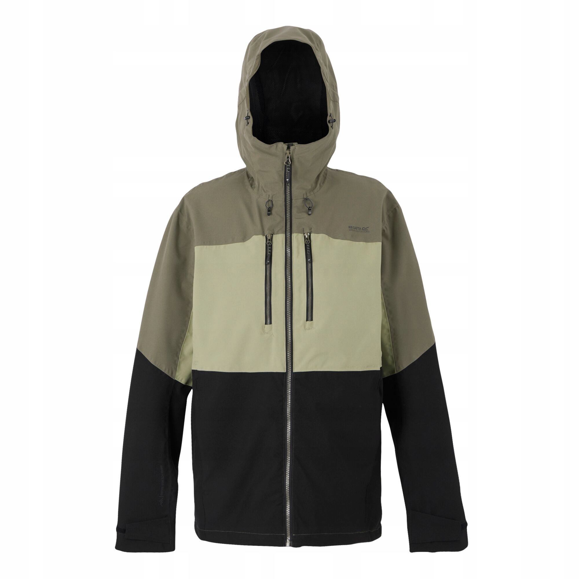 Pánská treková bunda Regatta Maland RMW416 T2P velikost M Olivová- Černá