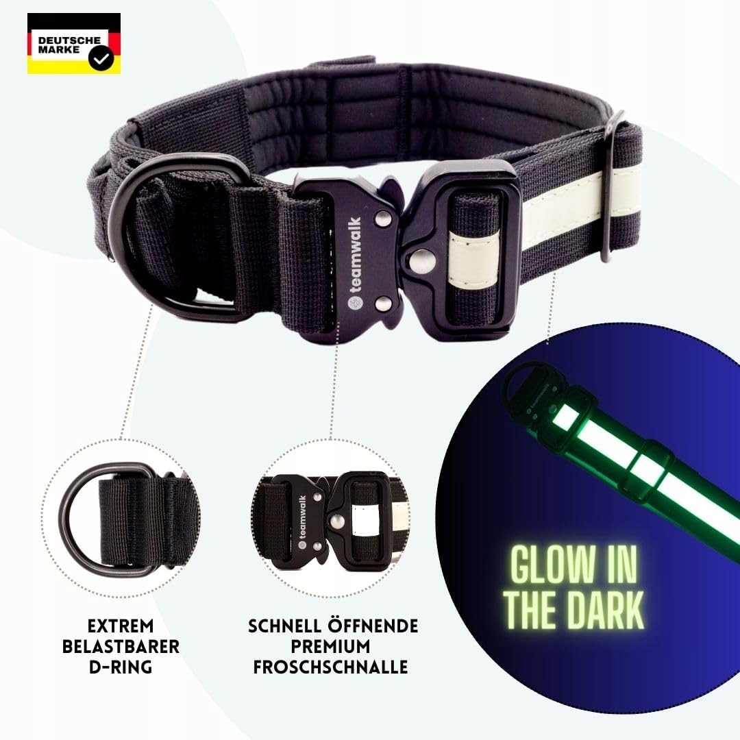 Levně Látkový obojek pro psa teamwalk r. S