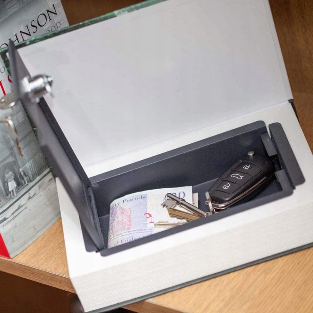 KSIĄŻKA SEJF MINI SEJF DOMOWY KASETKA NA PIENIĄDZE Marka Toys4Boys