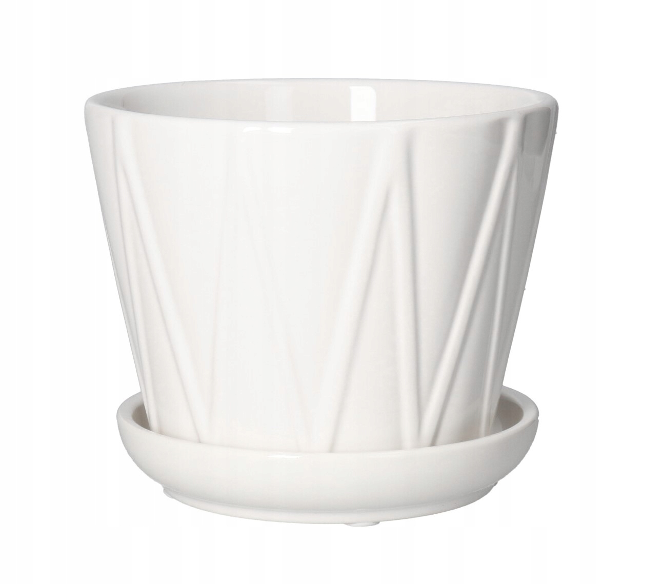 

Doniczka Osłonka Ceramiczna Z Podstawką 10,5CM