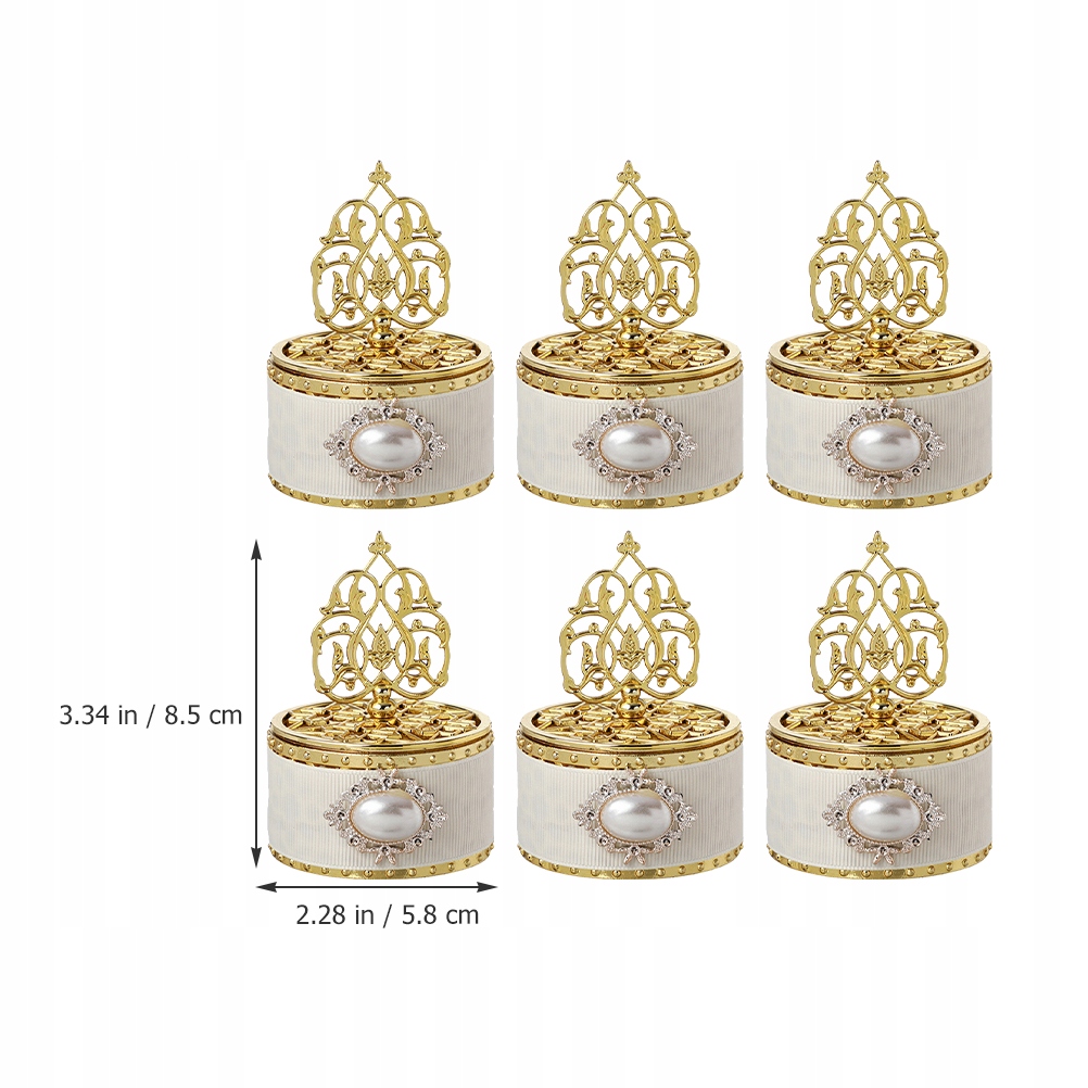 PUDEŁKA NA CUKIERKI STYL EUROPEJSKI MAŁE POJEMNIKI NA PRZEKĄSKI Marka bez marki