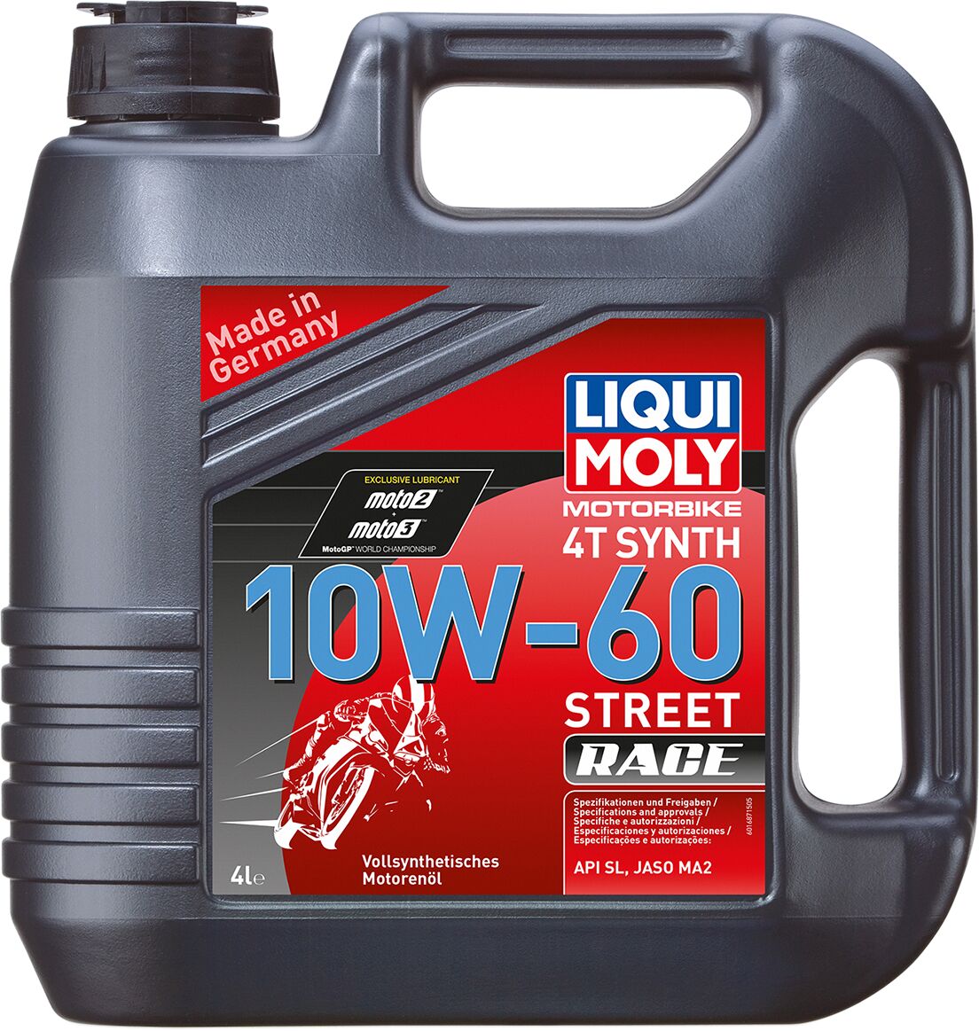 Motorový Olej 4T 10W60 Syntetický Street Race Engine Liqui Moly 4 L