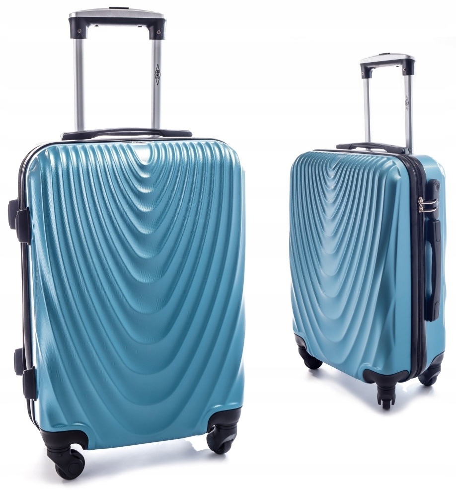 Kabinový Cestovní Kufr Wave Blankytný 55x37x20 cm velikost M (20”)