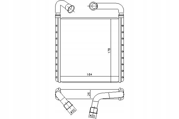Nissens Ohřívač Man Tge Audi Q3 Tt Seat Ateca