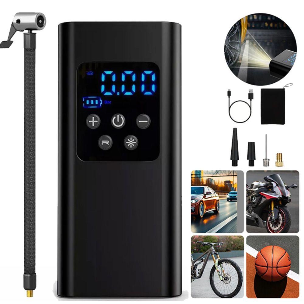 Přenosná Vzduchová Pumpa 2000 Mah S Inteligentním Displejem