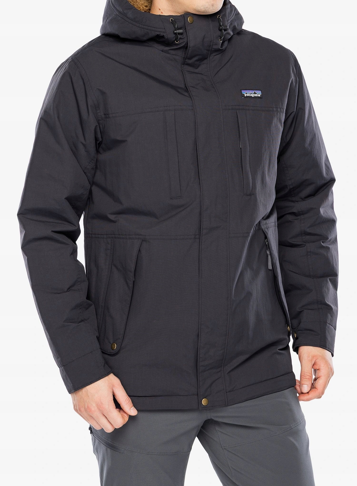Hybridní bunda Patagonia Isthmus Parka ink black S