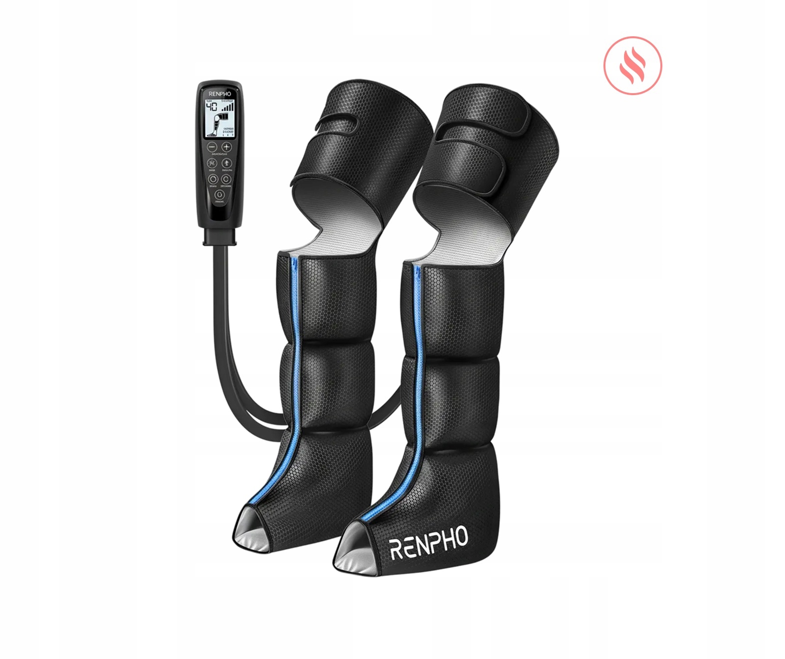 Masażer Do Nóg Kompresyjny Renpho Aeria Ultimate Thermal 3 55DB Pilot 3W1