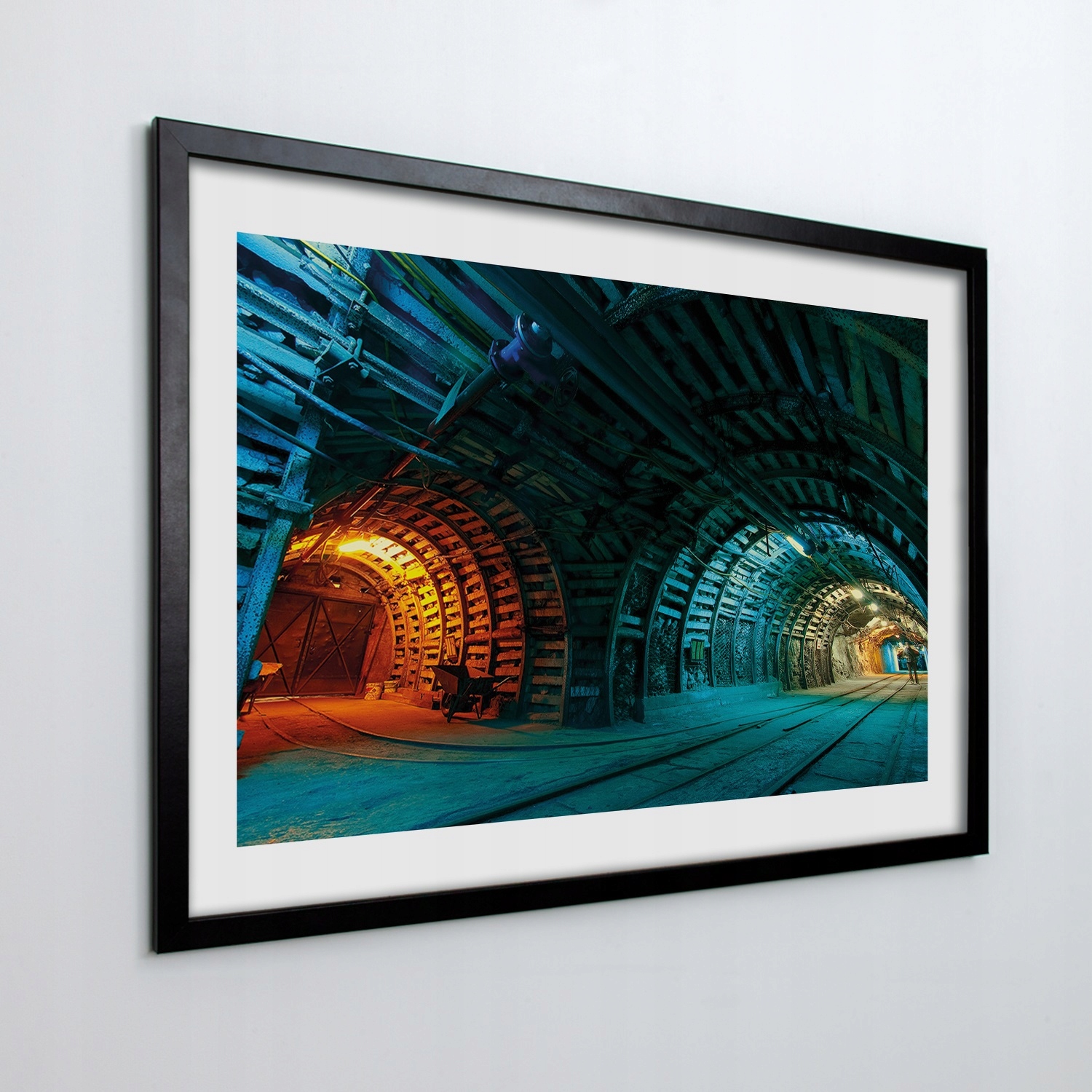 Fotoobraz v rámu na zeď Důl tunel 100x70