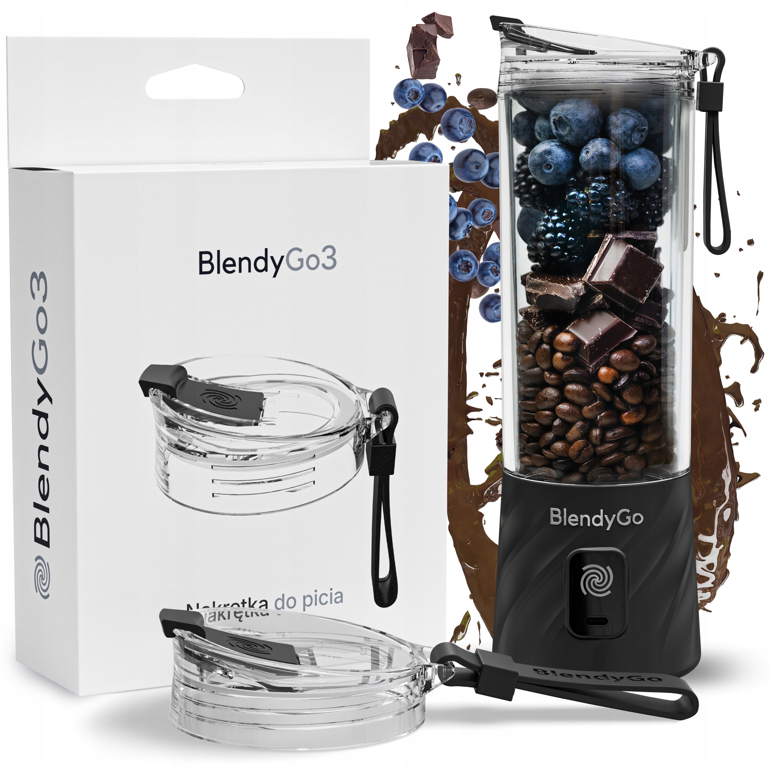 Matica na pitie Mixér BlendyGo 3- Bezdrôtové Usb Nová generácia