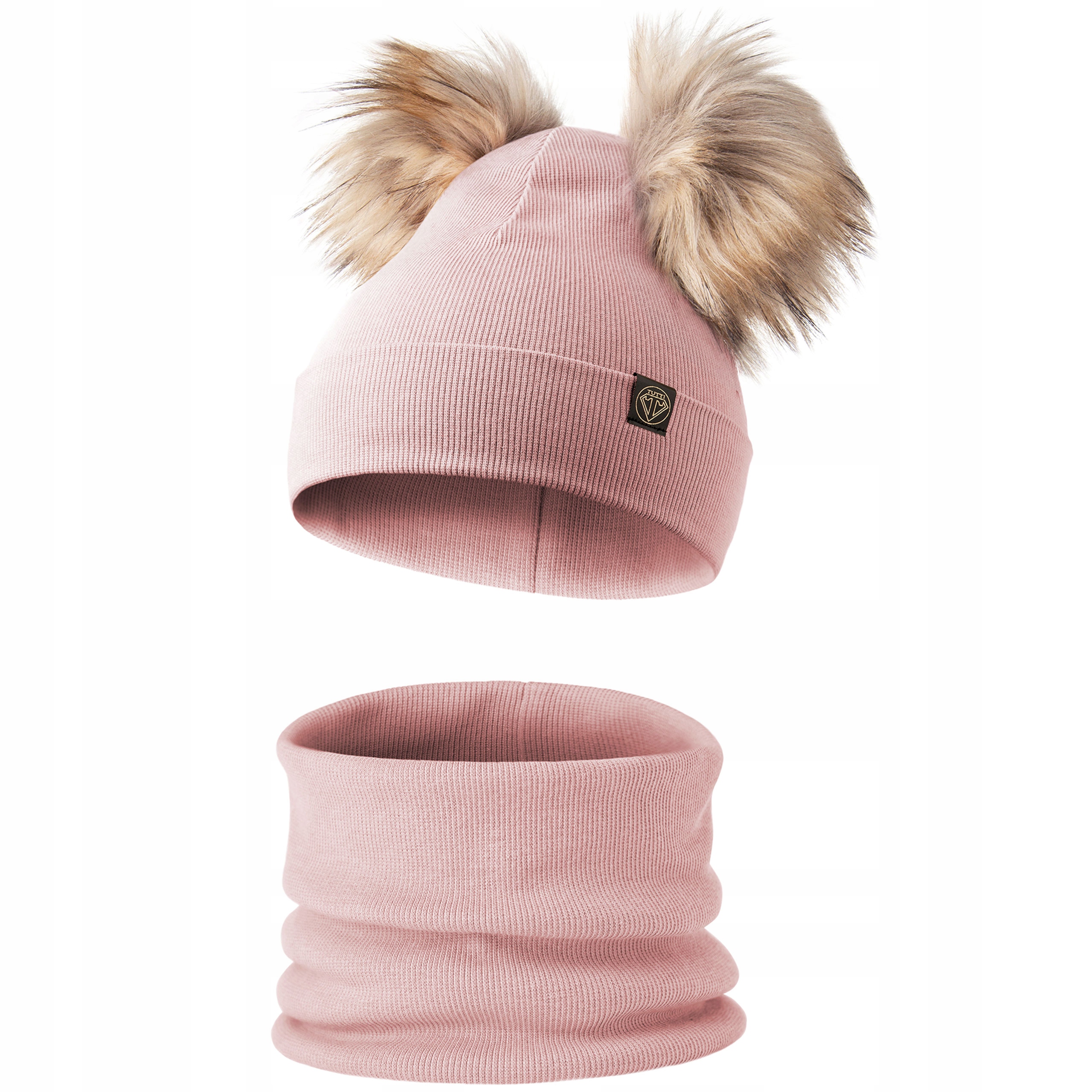 

Czapka komin komplet pompony jesień/zima 48-56