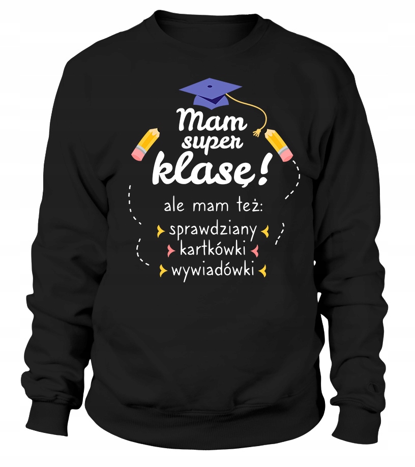 Pánská Mikina Mám třídu S Černá Dárek pro učitele, pro něj obličej
