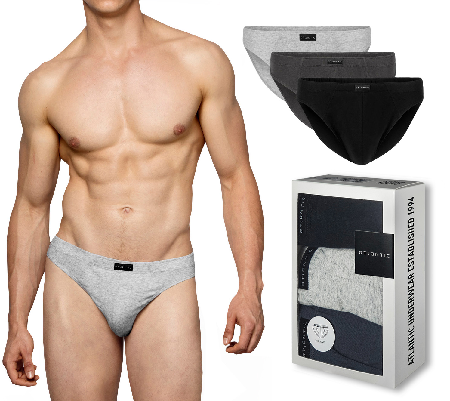 

Slipy sport Atlantic 3BMP-322 3pary r. - XL
