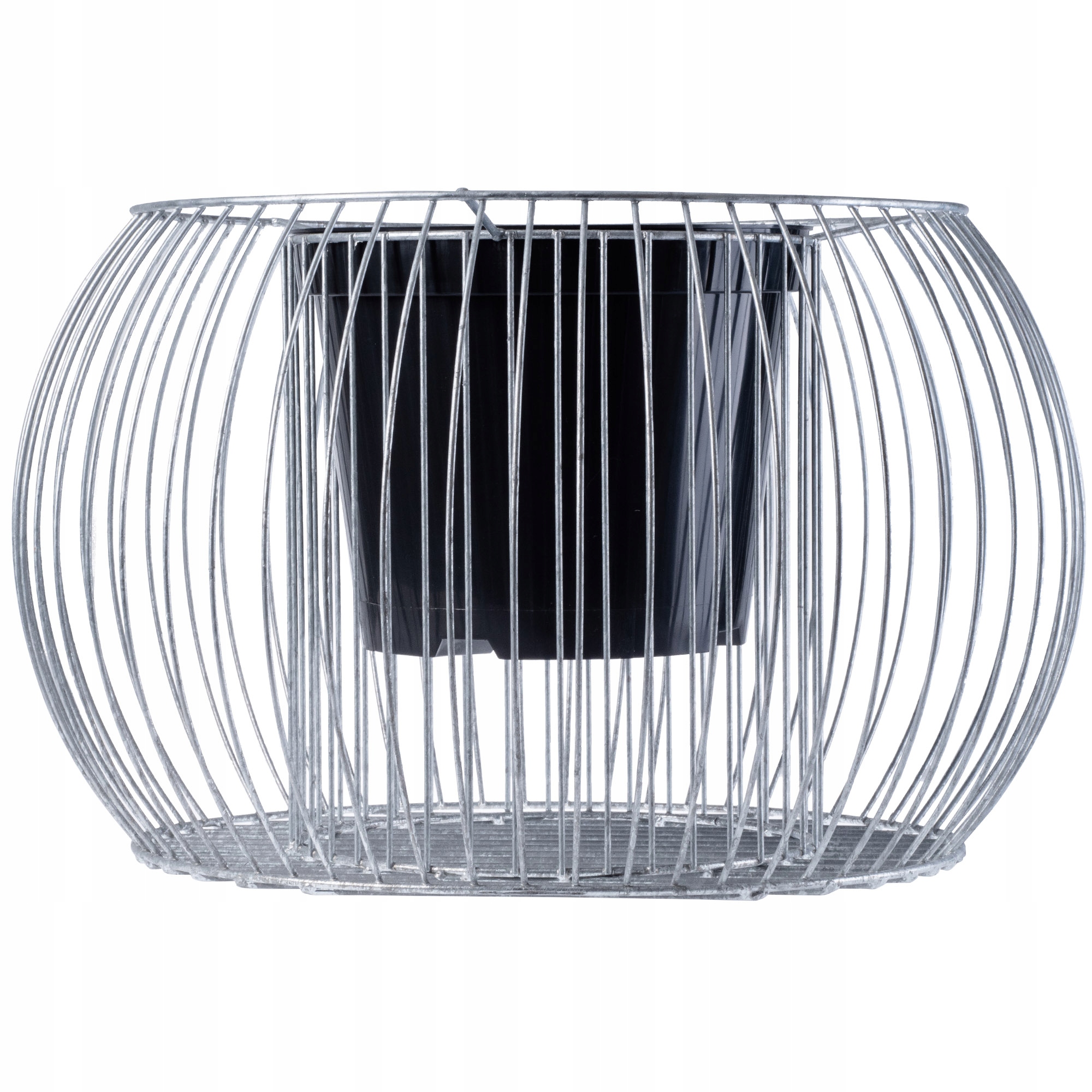 Gabionový Květináč Obal Gabion Ocel 66 cm Gabionový Drát Pozinkovaná Vložka