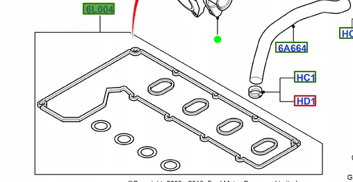 USZCZELKA KOLEKTORA DOLOTOWEGO 2.0 DI DIESEL
