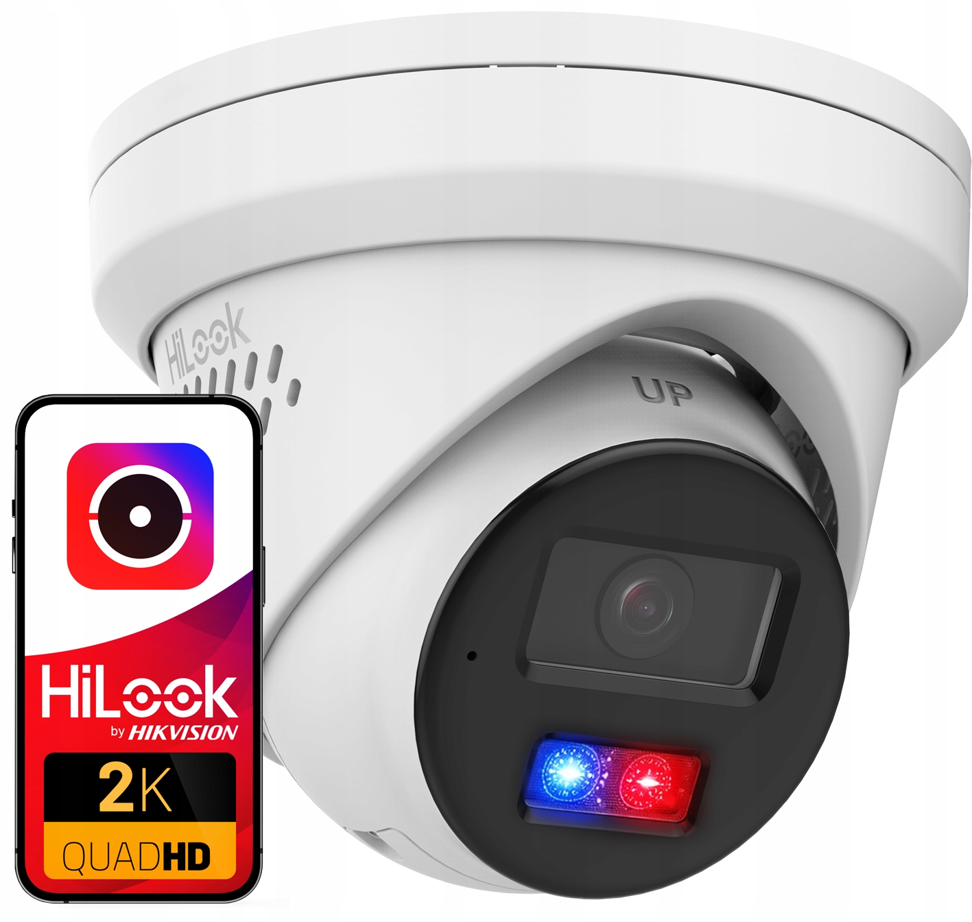 4MPx Ip kamera IPC-T240HAP-LUF/SL HiLook by Hikvision Live Guard reproduktor