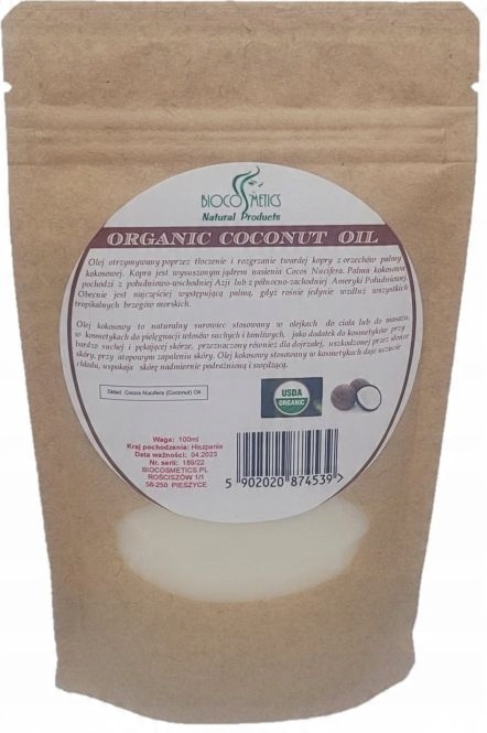 

Organiczny Olej Kokosowy -certyfikaty Saszetka Eko