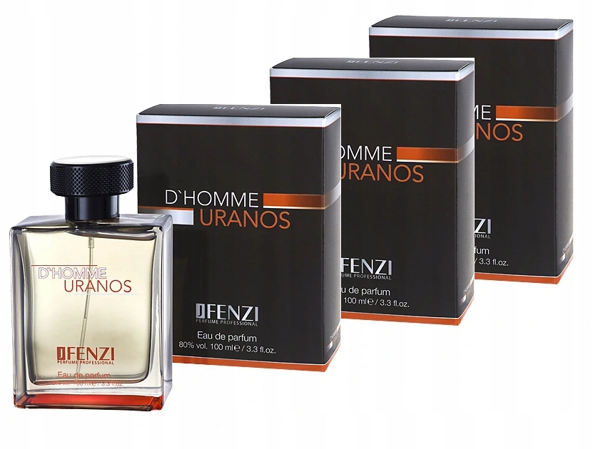 JFenzi D'homme Uranos 3x100ml edp Dárek