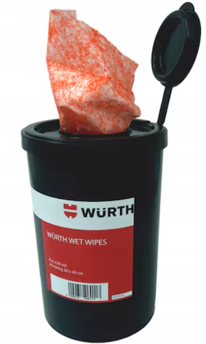 Wurth Uniwersalne Chusteczki Czyszczące Eco Ultra 60 szt. 0890 900 906