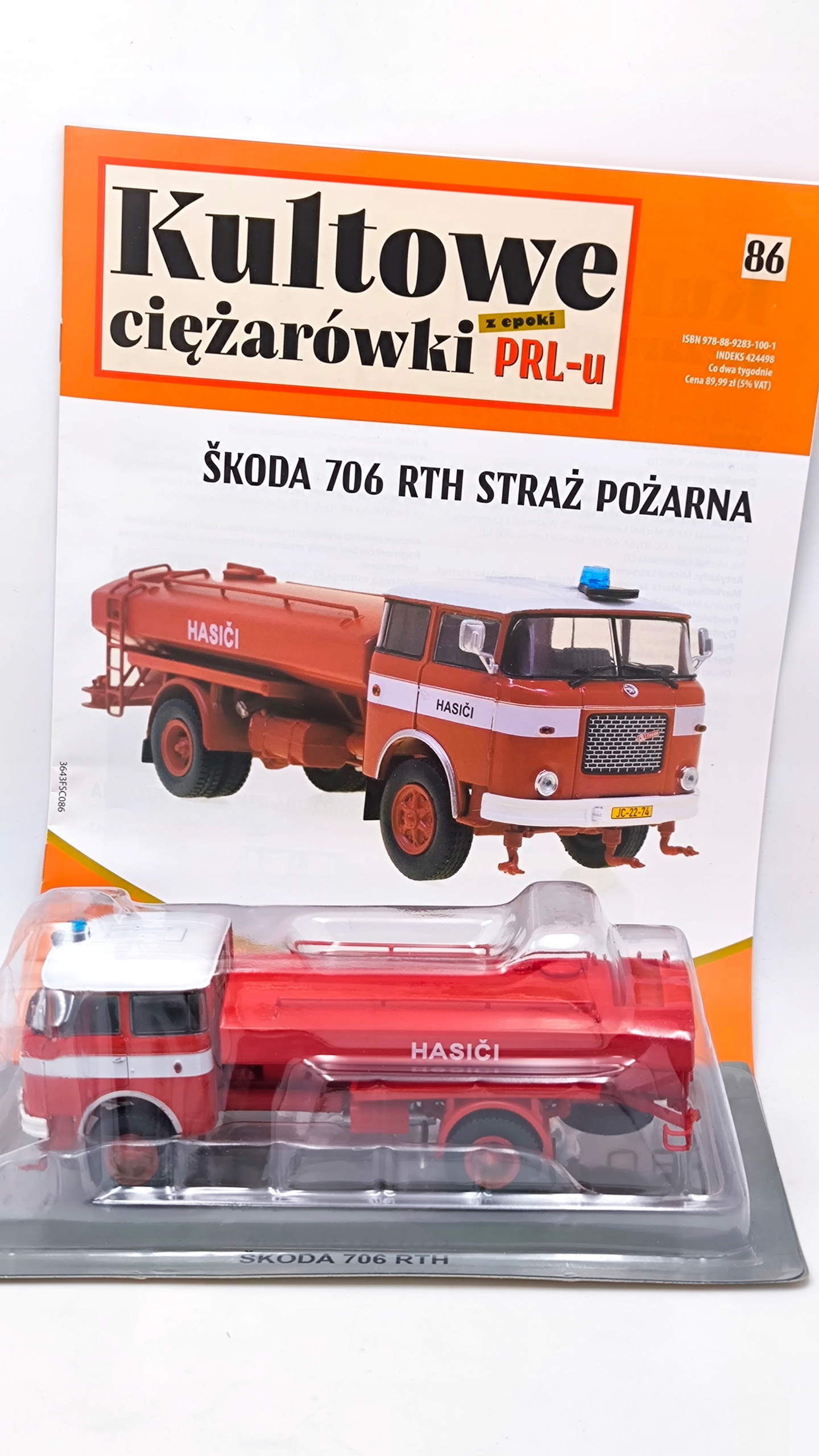 Škoda 706 Rth Hasiči Ikonické kamiony 1:43 DeAgostini #86