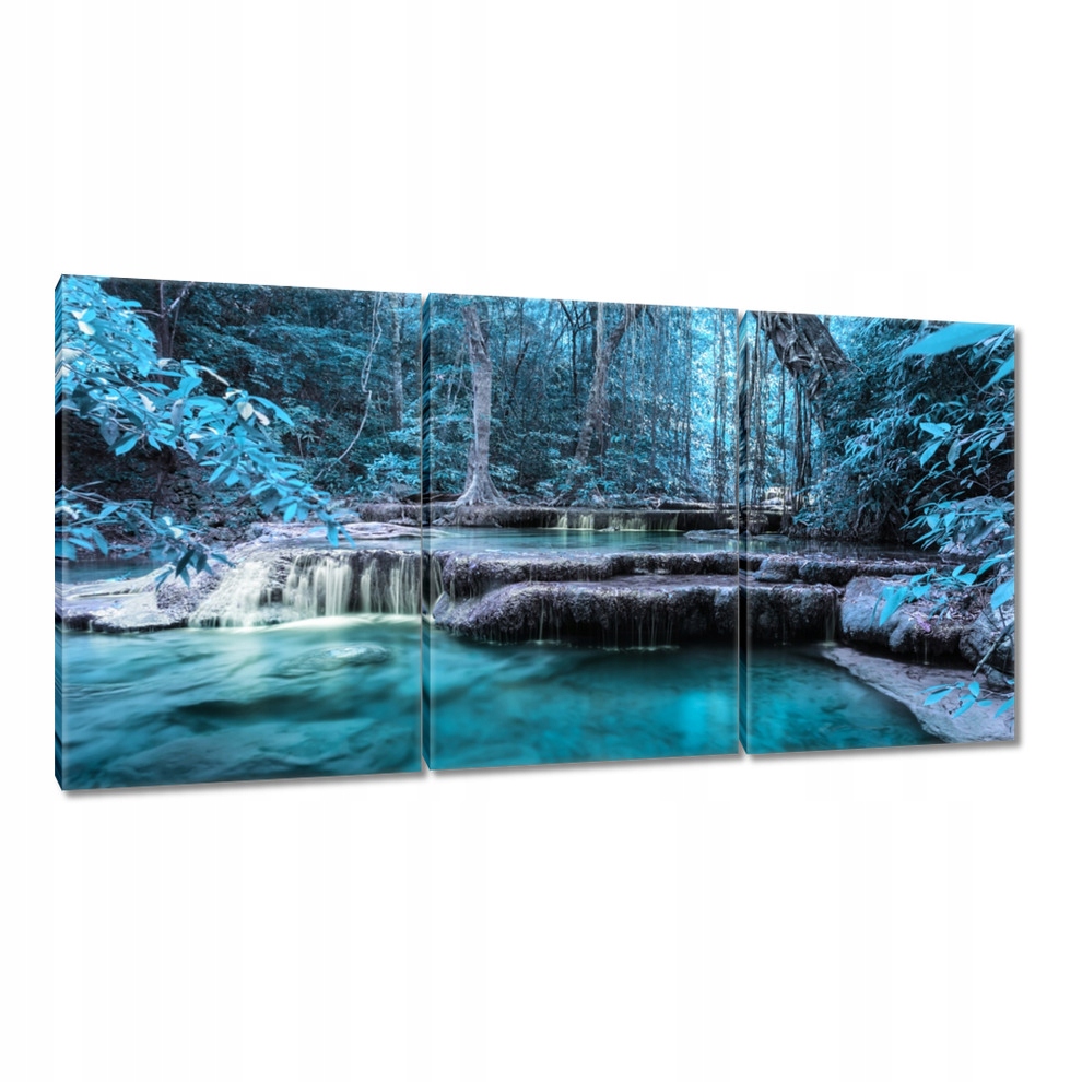

Obrazy 120x60 Erawan Niebieski wodospad