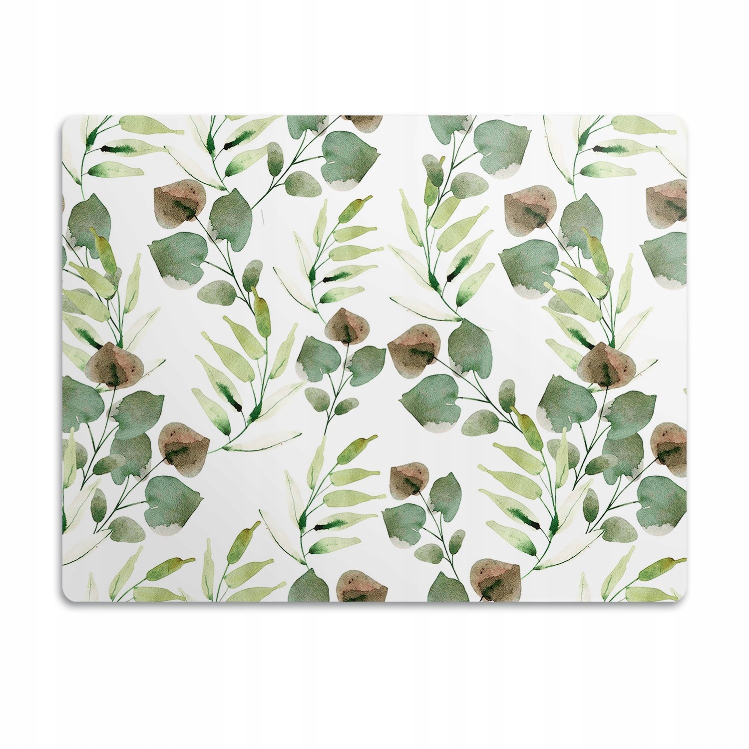 Levně Podložka pod misku pro kočky Malované listy 60x40 cm