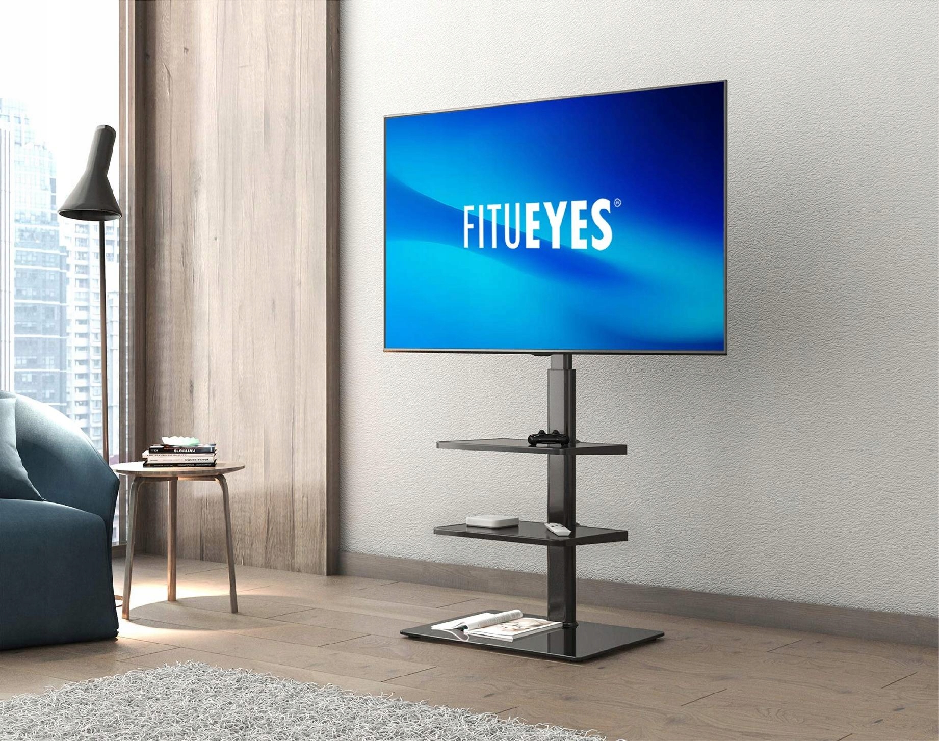 STOJAK POD TELEWIZOR 32-60 Z REGULACJĄ 3 PÓŁKI Kod producenta fit 32-60