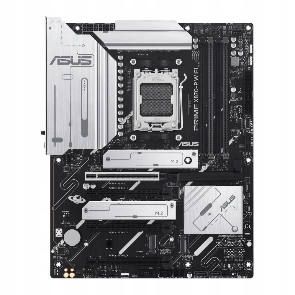 Asus Základná Doska Prime X870-P Wifi Pre Amd AM5 DDR5 SATA3 M2 USB4 PCIe5 Atx