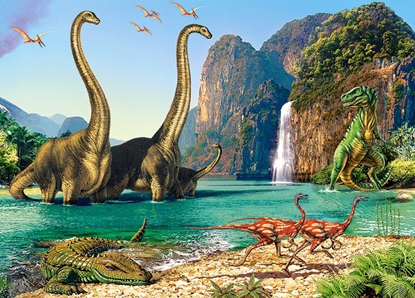 

Puzzle Układanka Dinozaury 5+ 60 El Castor