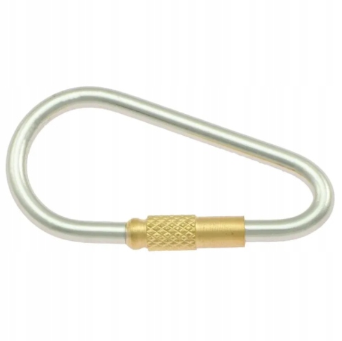 KARABIŃCZYK ZAPIĘCIE BRELOK SZEKLA srebrny 48MM