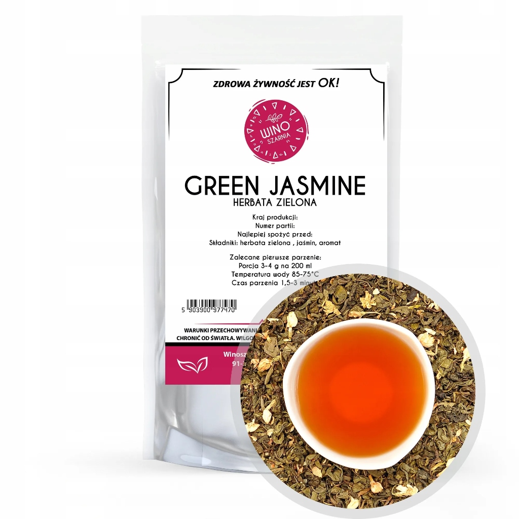 Winoszarnia Čaj Green Jasmine s jasmínem 500 g