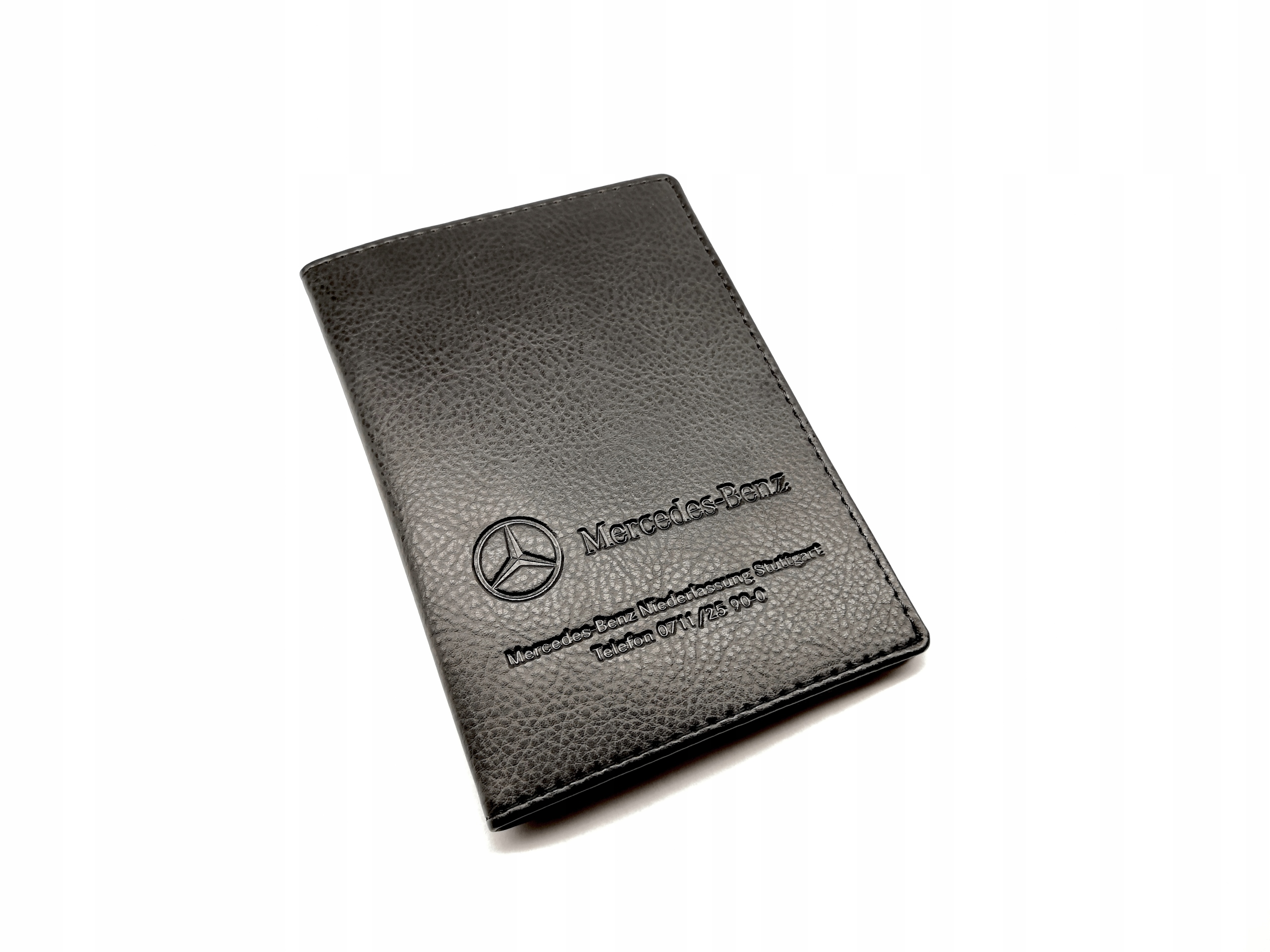 ORYGINALNE SKÓRZANE ETUI POKROWIEC NA DOKUMENTY MERCEDES-BENZ