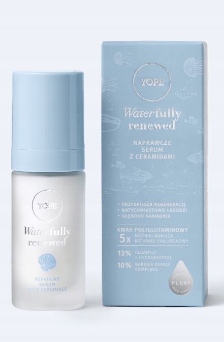 Yope Waterfully renewed opravné sérum na obličej s ceramidy