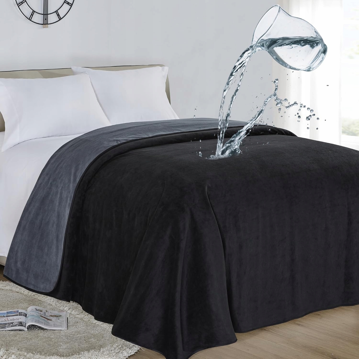 Allecto voděodolná přikrývka 230 x 230 cm 3-vrstvá