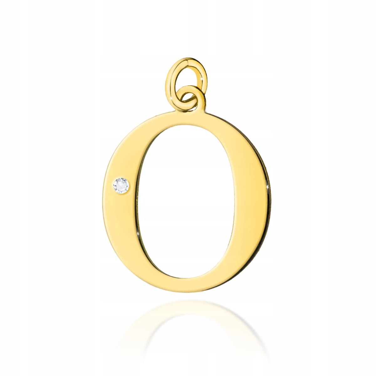 

Złota Zawieszka Litera O 585 Brylant 0,005 ct