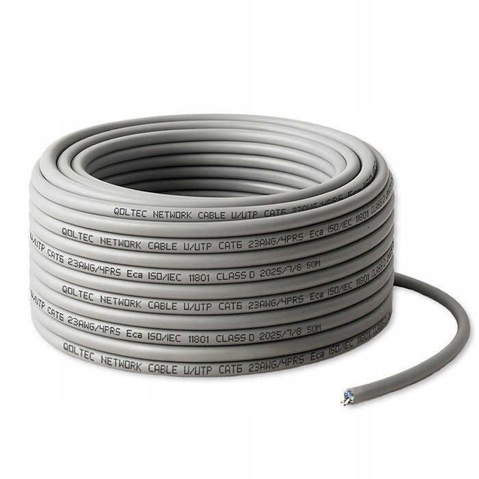 Qoltec Kabel patchcord sieciowy skrętka Utp Miedziany Cu CAT6 Highspe