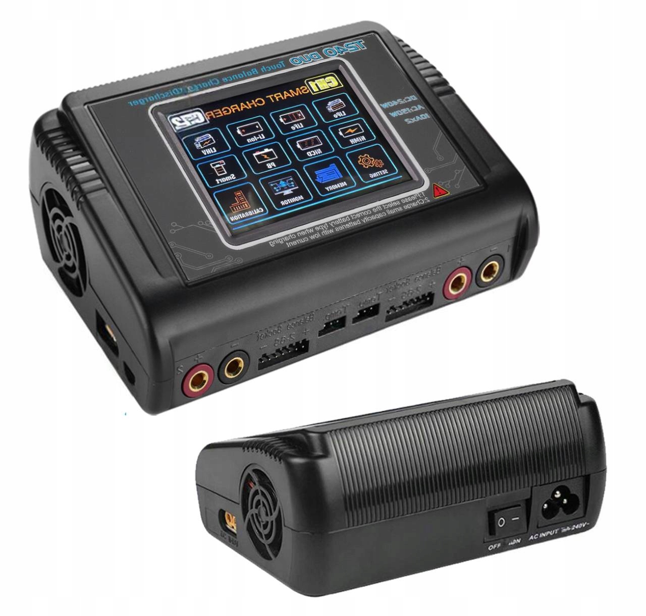 Dvojitá nabíječka Htrc T240 pro inteligentní baterie, dvojitá, 10A