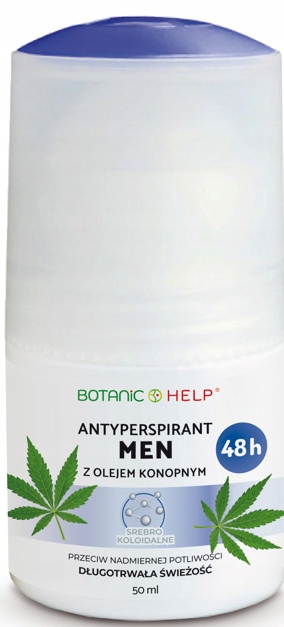 

Antyperspirant Men 48h Olej Konopny 50ml W Kulce