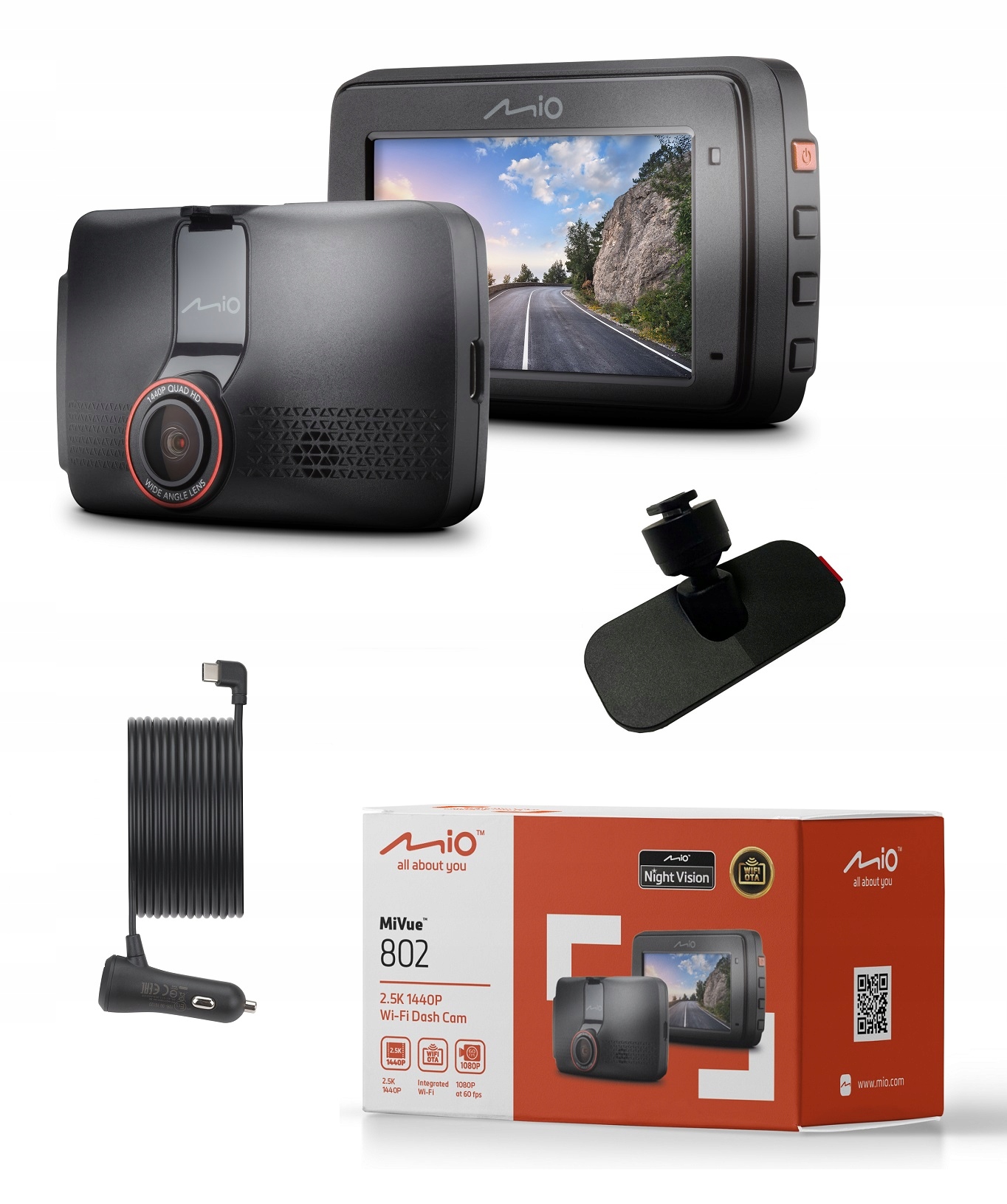 Videorekordér Mio Mivue 802 Wifi Autokamera