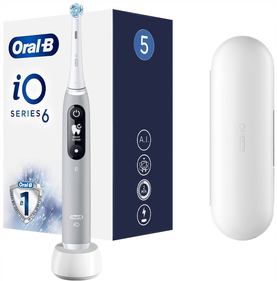 Elektryczna szczoteczka do zębów Oral-B iO Series 6 Grey Opal