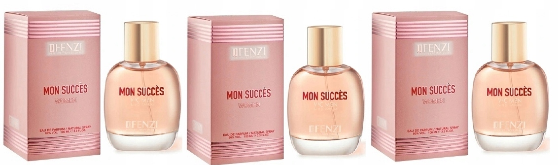 JFenzi Mon Succes Women 3x100ml Edp Dárek