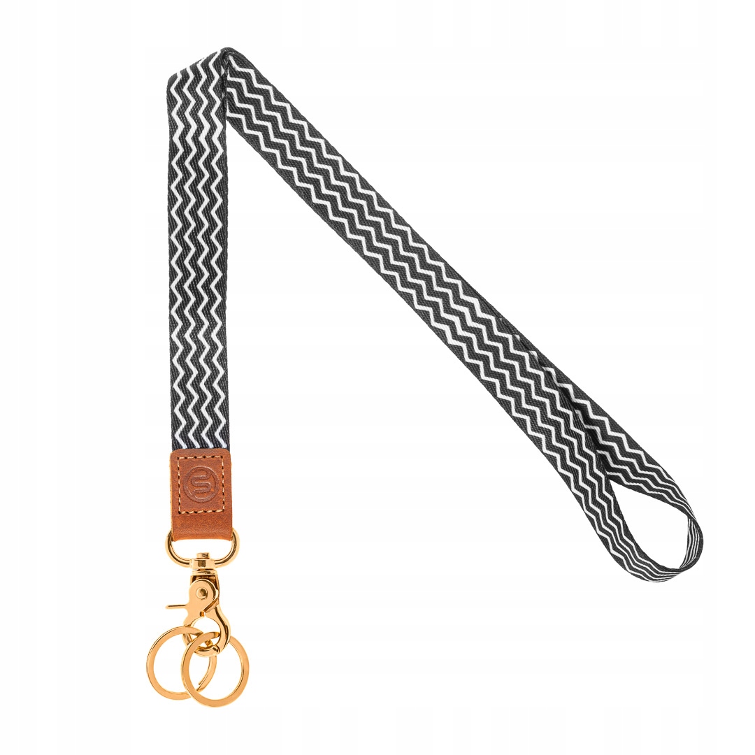 

Smycz na klucze identyfikator skóra naturalna