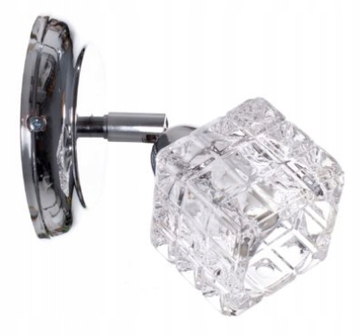 

Lampa Kinkiet Plafon Kryształy Diamenty Led Chrom