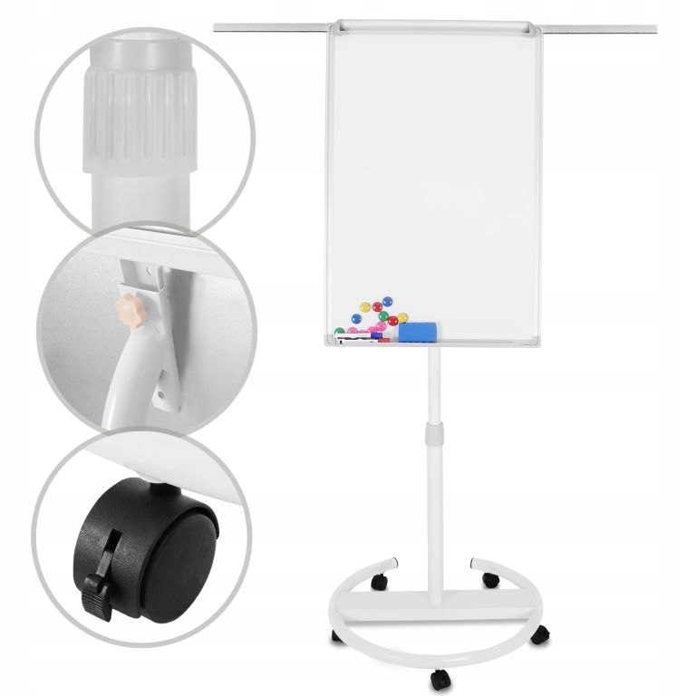 Flipchart na kółkach Jago Rodzaj flipcharta na kółkach