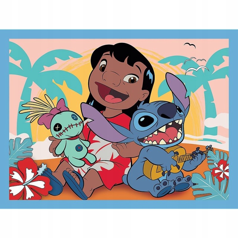 PUZZLE 2W1+MEMOS WESOŁY DZIEN LILO&STITCH 93585