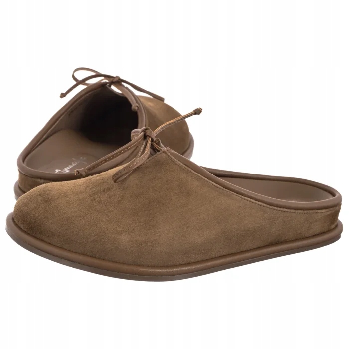 Dámské kožené Pantofle Maciejka Hnědé K7514-14/00-1 Brown