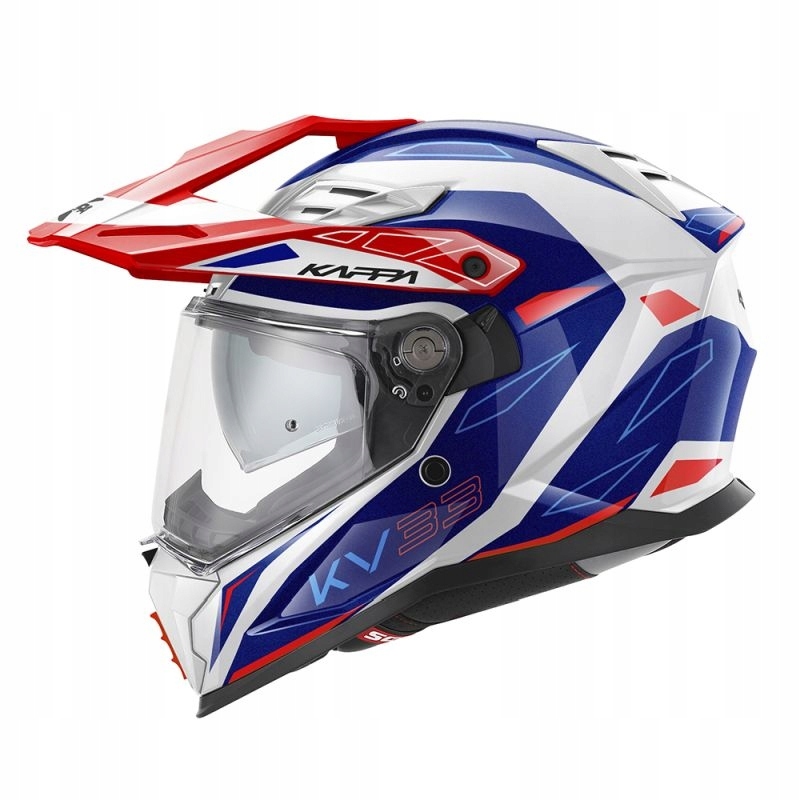 Kappa 2025/05 Prilba KV33 Graphic Wizard Enduro Dual Off Road S Sklom A Blen