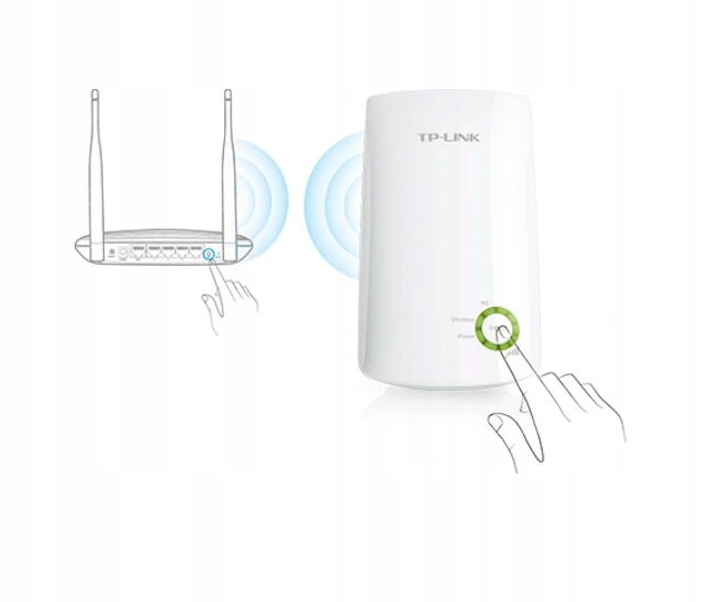 Wzmacniacz sygnału TP-Link TL-WA854RE WiFi 300Mb/s Standard pracy bezprzewodowej 802.11n (Wi-Fi 4) 802.11b