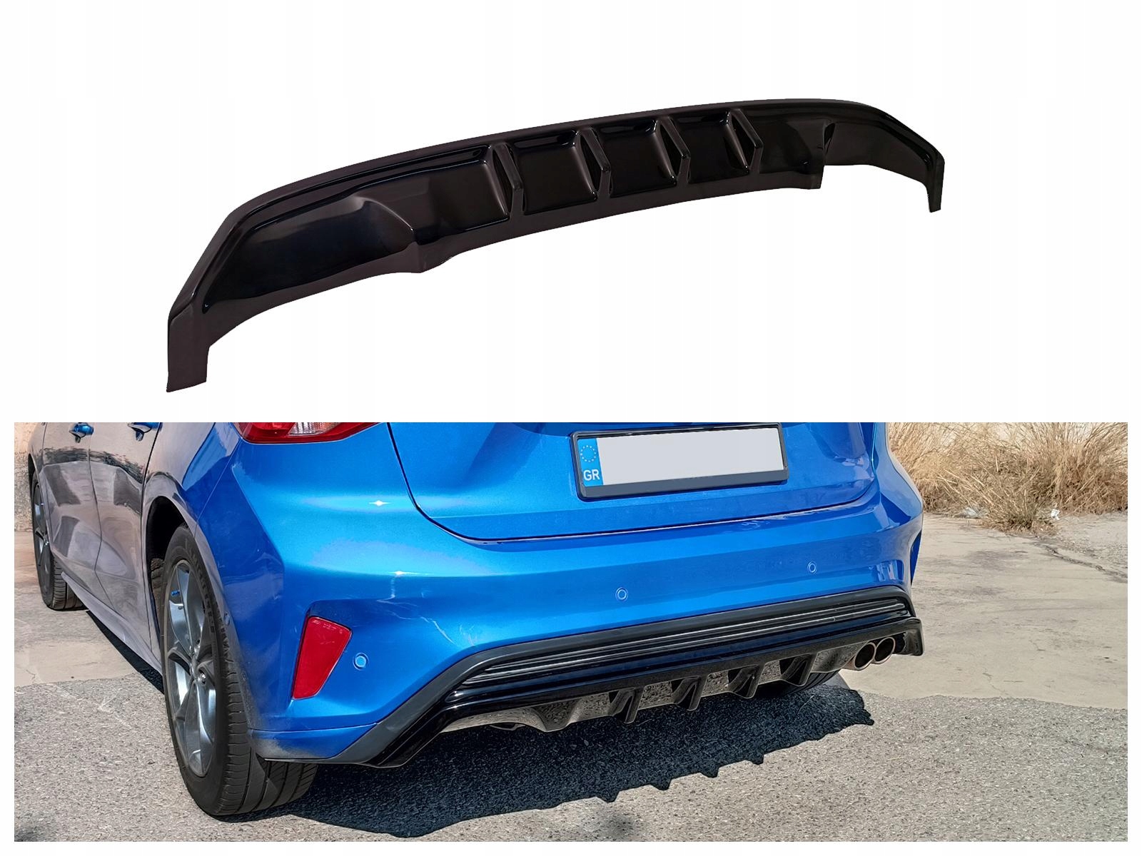 Kryt zadního nárazníku difuzér pro Ford Focus C519 Deh IV 2018- Hb