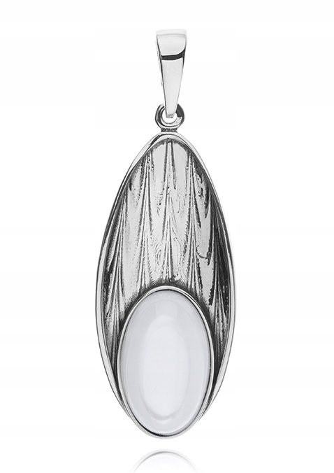 

Wisiorek Srebrny Duży Z Masą Perłową Pr.925!