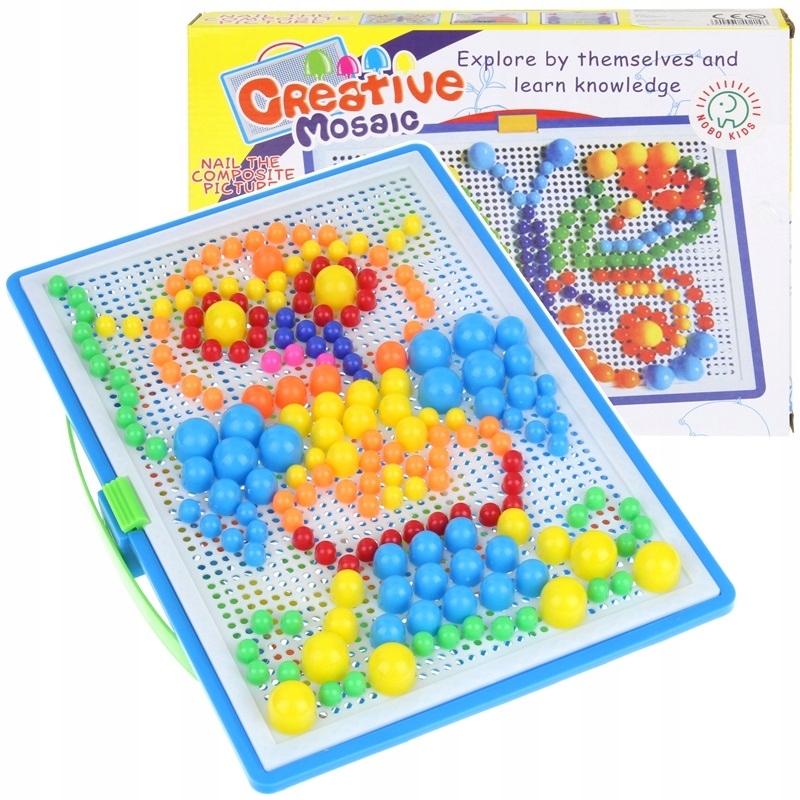 

Układanka Mozaika Puzzle Grzybki Pinezki w Walizce